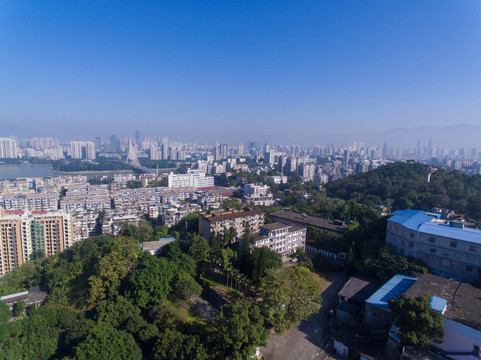 俯瞰福州城市风光