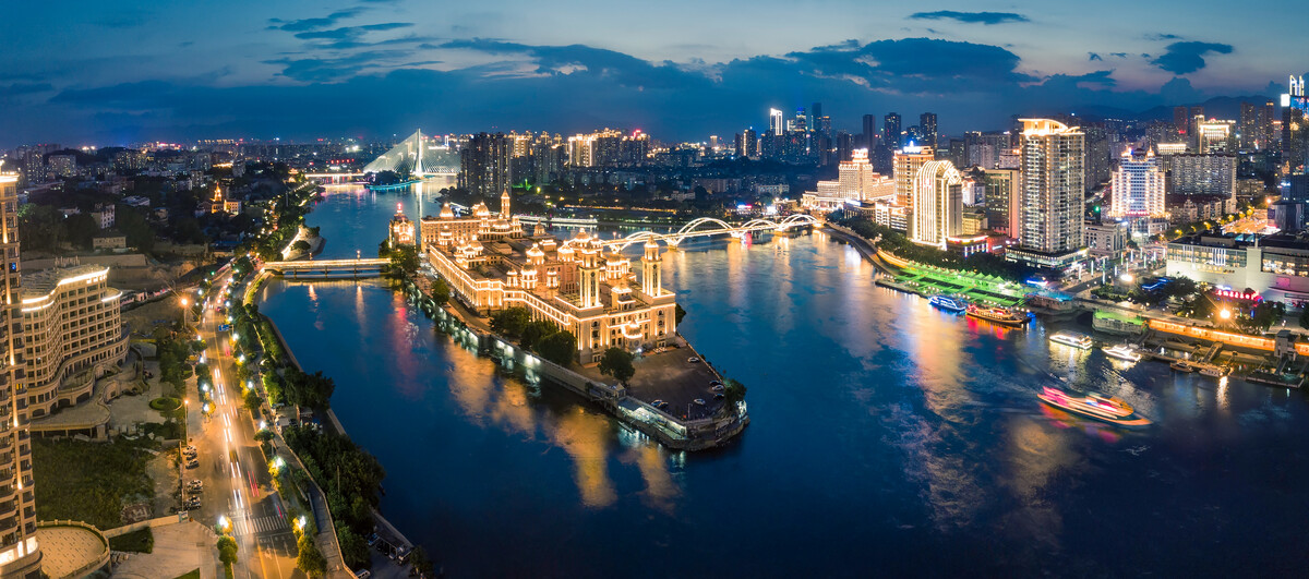 福州中洲岛夜景